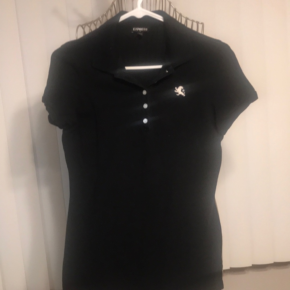 Women’s Black Express Polo shirt